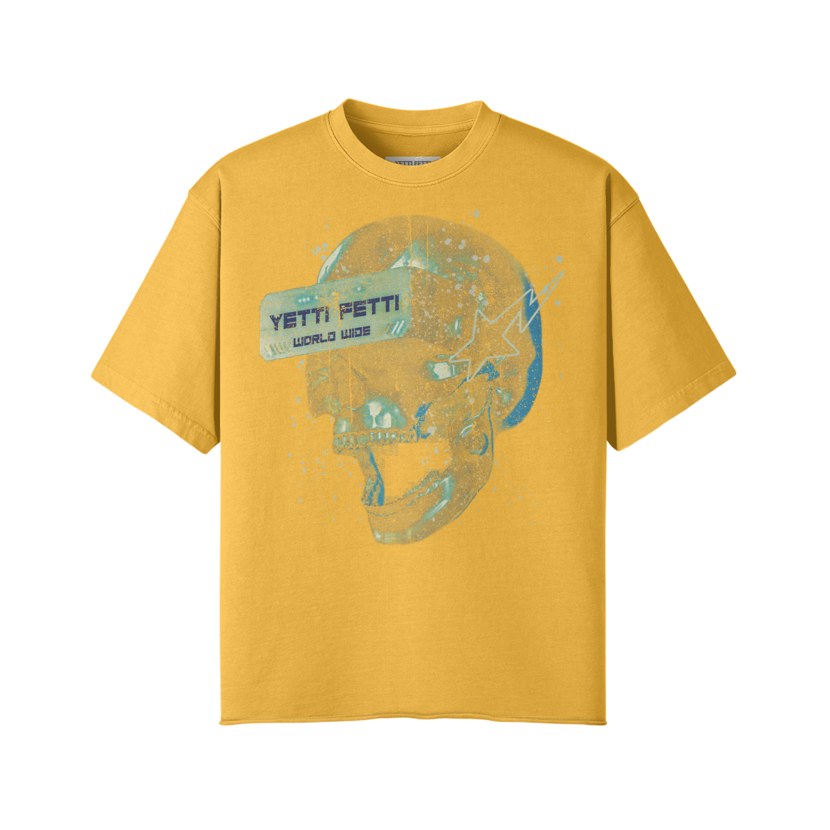Blue Skull Oversized