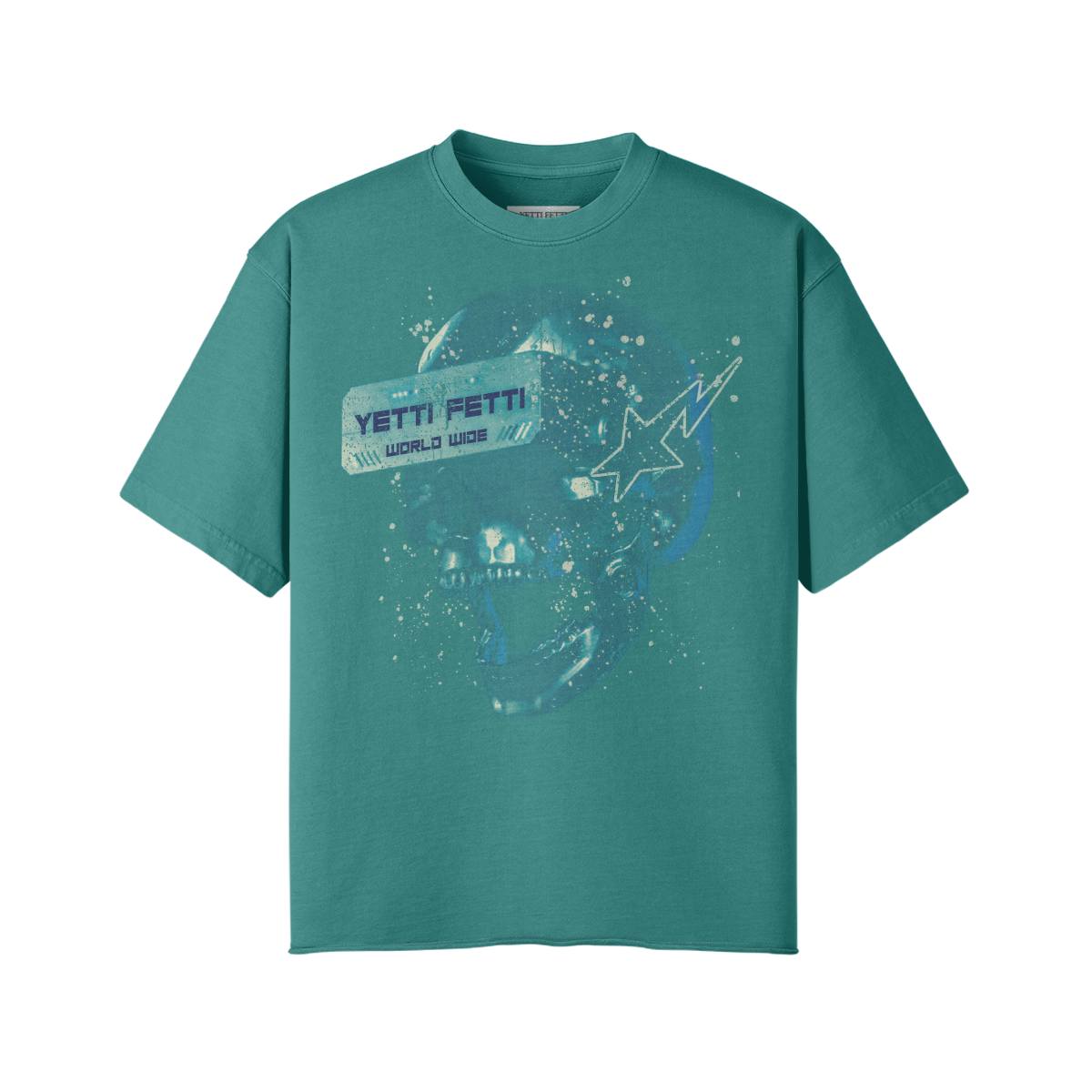Blue Skull Oversized
