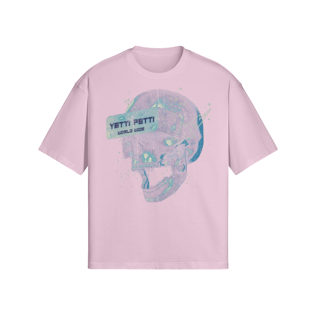 Skull Blue Boxy