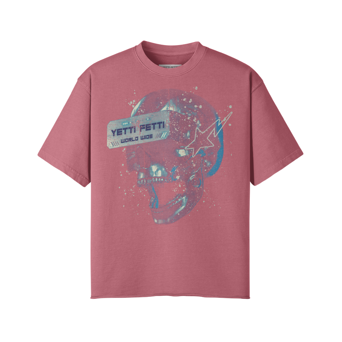 Blue Skull Oversized